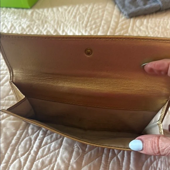 Coach Brown and Gold Wallet - Picture 4 of 6